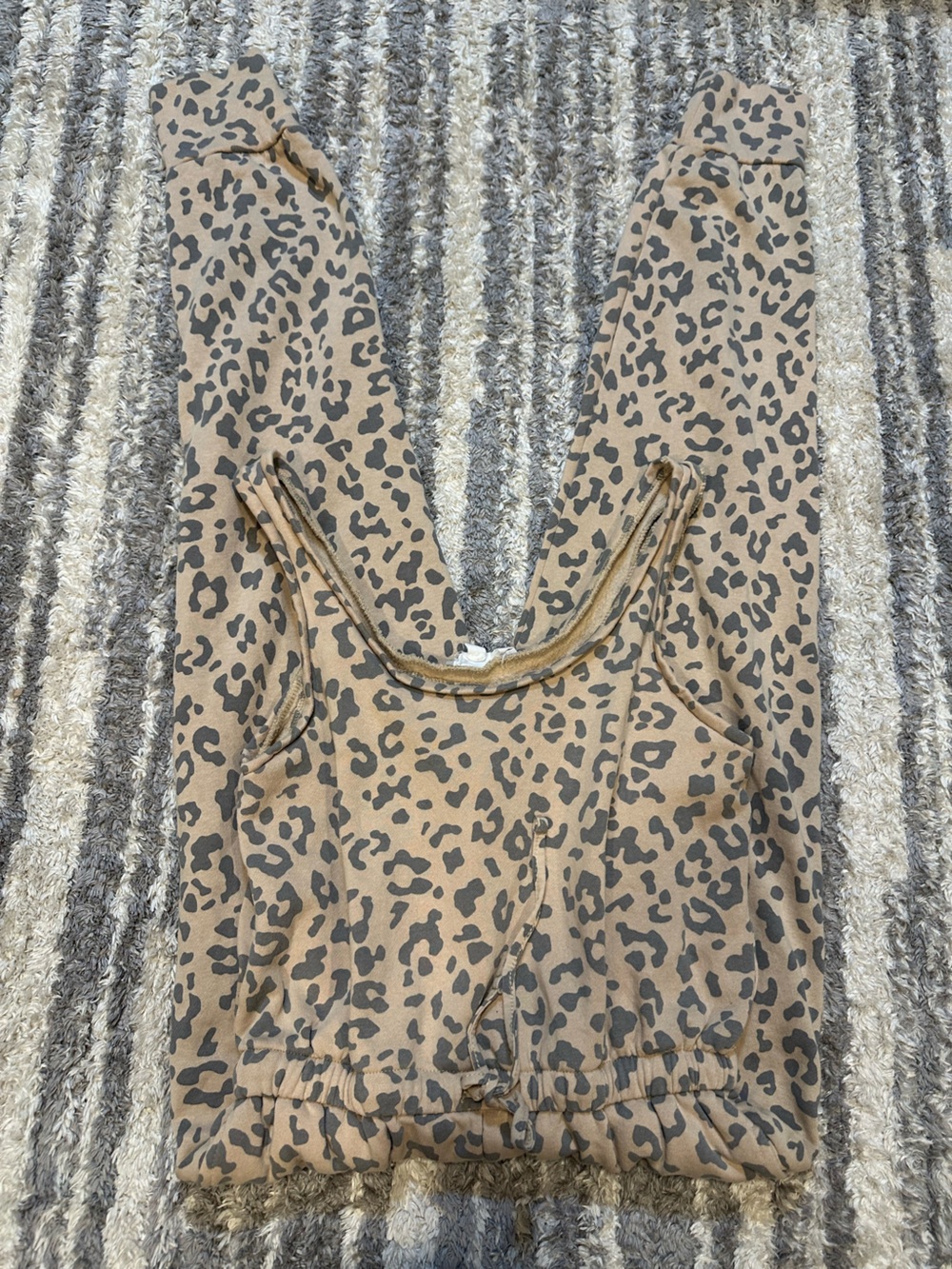 Hippie rose leopard jumpsuit